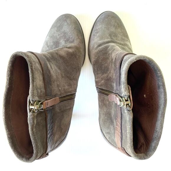 N.D.C.‎ Suede Ankle Boot Women’s 6.5/EU 37 Grey Western Boho Handmade Spain Fall - Picture 9 of 14